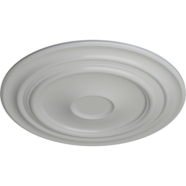 Giana Ceiling Medallion (Fits Canopies Up To 7 7/8), Hand-Painted Frost, 32 5/8OD X 1 1/2P